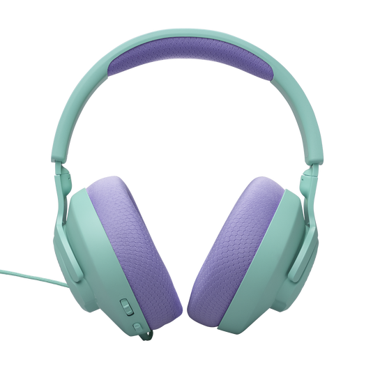 JBL Quantum 100M2 - Cyan - Wired over-ear gaming headset with detachable mic and mute option - Back image number null